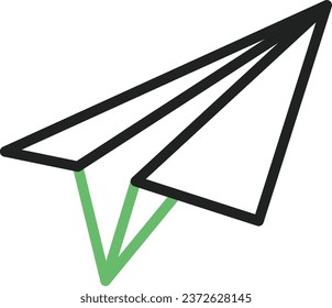 Paper Plane icon vector image. Suitable for mobile application web application and print media.
