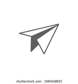 Paper plane icon vector. Symbol for your web site design, logo, app, UI. Vector illustration, EPS