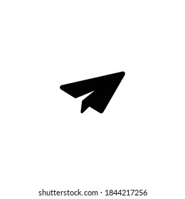 Paper plane icon vector, Paper plane symbol