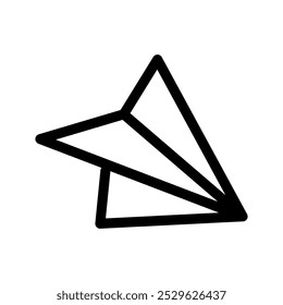 Paper Plane Icon Vector Symbol Design Illustration
