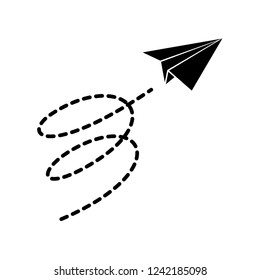 paper plane icon vector template