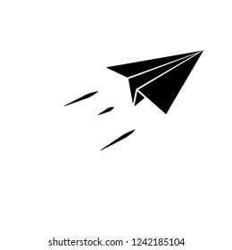 paper plane icon vector template