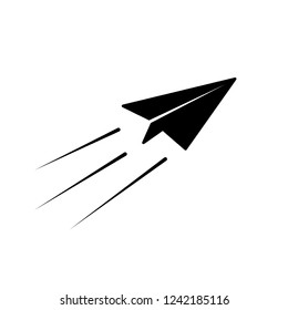 paper plane icon vector template