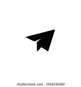 Paper plane icon vector for web, computer and mobile app