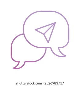 Icono de avión de papel con fondo blanco Vector Ilustración de stock