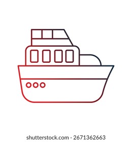 Ícone de plano de papel com ilustração de estoque de vetor de fundo branco
