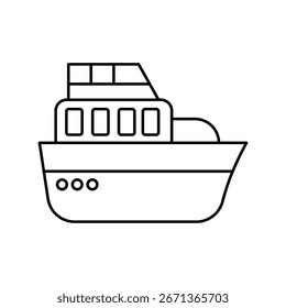 Ícone de plano de papel com ilustração de estoque de vetor de fundo branco
