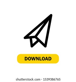 Paper plane Icons in Line Style for any Purposes.Perfect for website mobile app presentation and any other projects. Suitable for any user interface and user experience