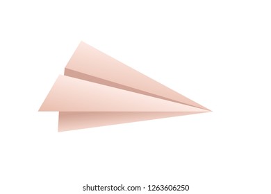 paper plane isolated icon
