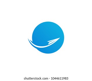 Paper plane logo