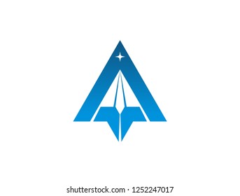 Paper Plane Logo Design.