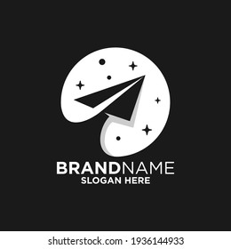 Paper Plane Logo Design Template Inspiration, Vector Illustration. 