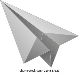 Paper plane logo symbol design vector. Plane origami. Send message email symbol sign