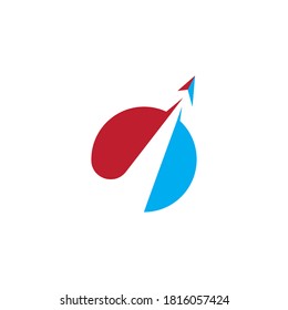 Plantilla de ilustración vectorial del logotipo del plano de papel
