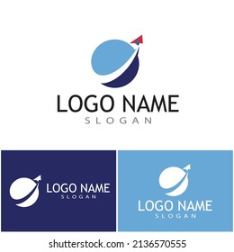 Paper plane logo vector illustration template