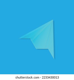Paper plane logo,suitable for company logos, restaurants, online shops, etc