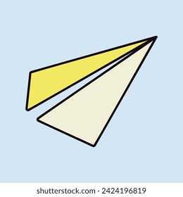 Paper plane, message icon. E-commerce sign. Graph symbol for your web site design, logo, app, UI. Vector illustration, EPS10.