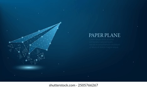 Paper plane as a notification