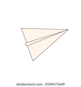paper plane the paper plane on a WHITE BACK GROUND VECTOR  background