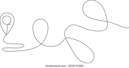 Paper plane one line drawing vector. Continuous single hand drawn business metaphor of creativity and freedom of craft airplane illustration minimalism.