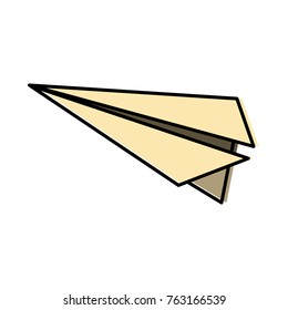 Paper plane origami