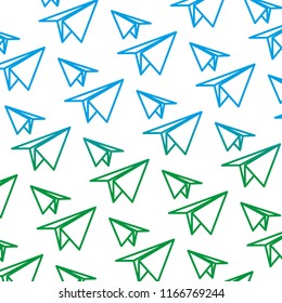 paper plane origami design background
