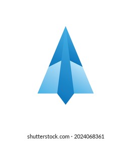 Illustration des Logos der Papiertafel Origami Farbflatent Illustration, isoliert. Origami und Paper Craft Icon-Set. Geeignet für Webdesign, Logo, App. 