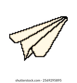 paper plane pixel art design