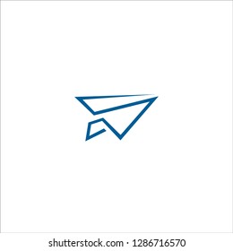 Paper plane send icon sign symbol