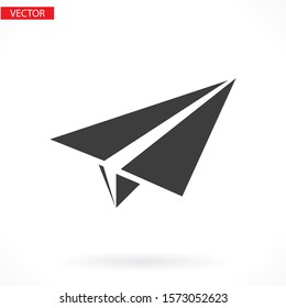 paper plane send message vector 