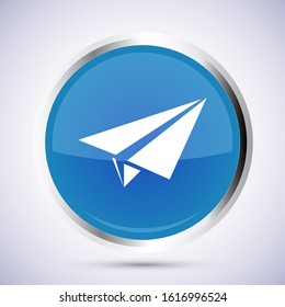 paper plane send message vector icon on a white background. paper airplane flat icon for web, mobile