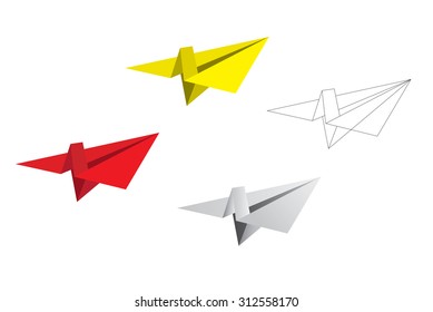 paper plane set