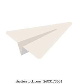 Paper plane set icon. Origami-style flying paper object symbolizes message sending, quick delivery, communication, and creativity.