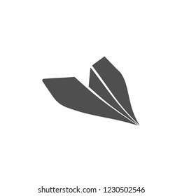 Paper Plane sign. Airplane symbol icon. Vector  Eps 10 