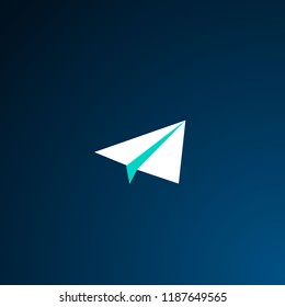 paper plane symbol has mean beauty, strong, vision, brave. it can use for adventure, business, logo company. logo with philosopy mean energy grow dream creative and spirit