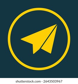 Paper Plane trendy vector art design cute amazing design colorful useful illustration.eps