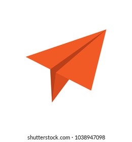 Paper Plane Vector Icon