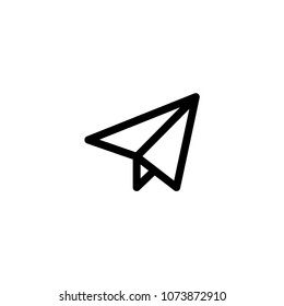 Paper Plane vector icon