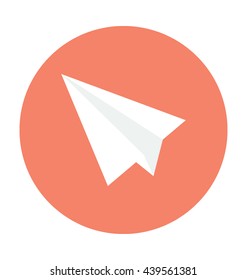 Paper Plane Vector Icon