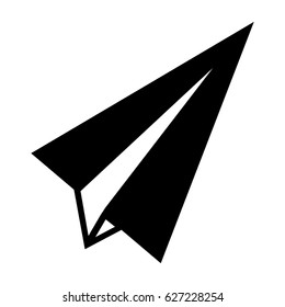 Paper plane vector icon
