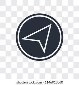 Paper plane vector icon isolated on transparent background, Paper plane logo concept