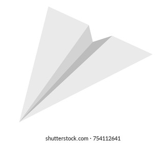 paper plane vector illustration 