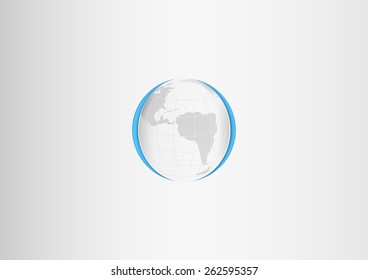 Paper planet Earth background 