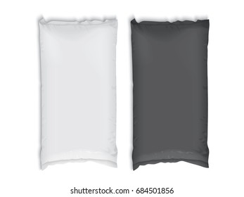 Paper or plastic bag Easy to change colors Mock Up Vector Template