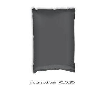 Paper or plastic bag Easy to change colors Mock Up Vector Template