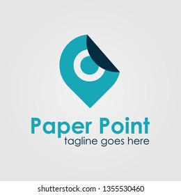 Paper Point Logo Template Design