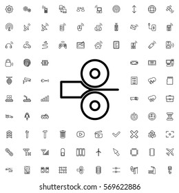 paper press icon vector illustration sign symbol