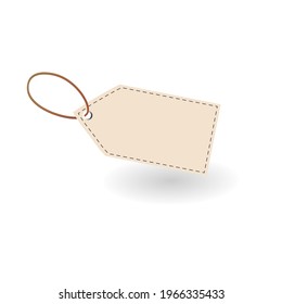 Paper price tag 3D, Vector illustration eps.10