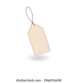 Paper price tag 3D, Vector illustration eps.10