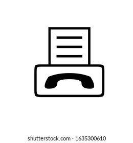 paper printing icon design template for business